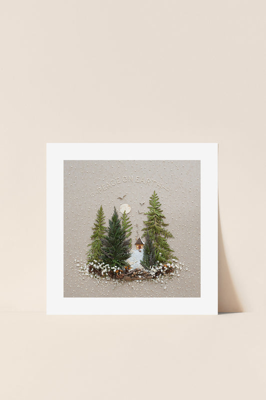"Peace On Earth" Flower Print