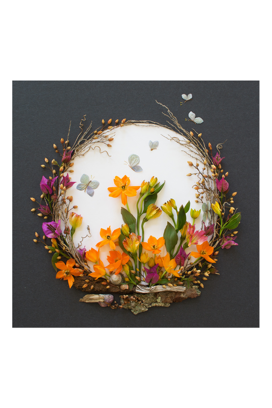 "Radiate" Flower Print