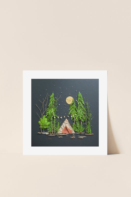 "Under the Stars" Flower Print