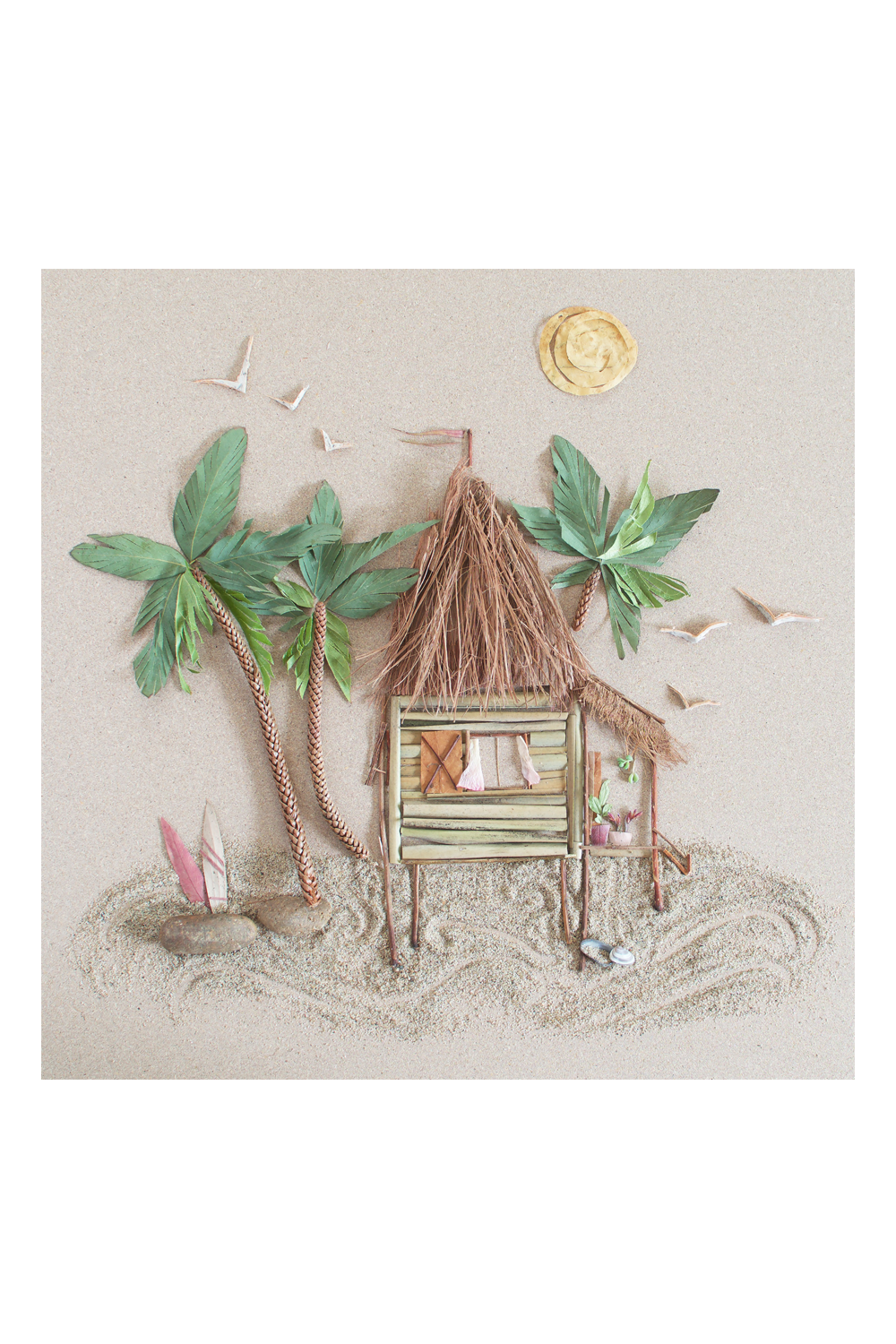 "Windansea" Flower Print - Sister Golden