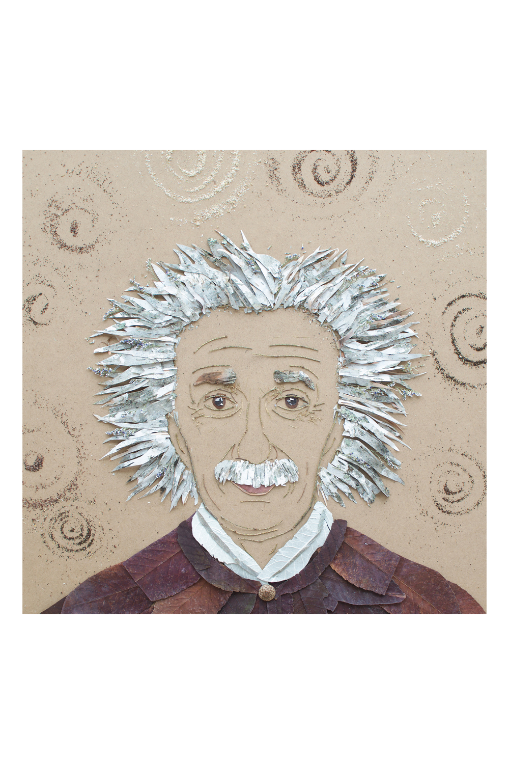 "Einstein" Flower Print