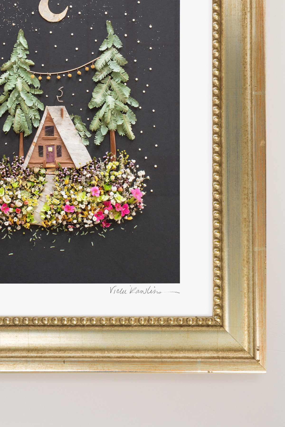 "A-Frame" Flower Print