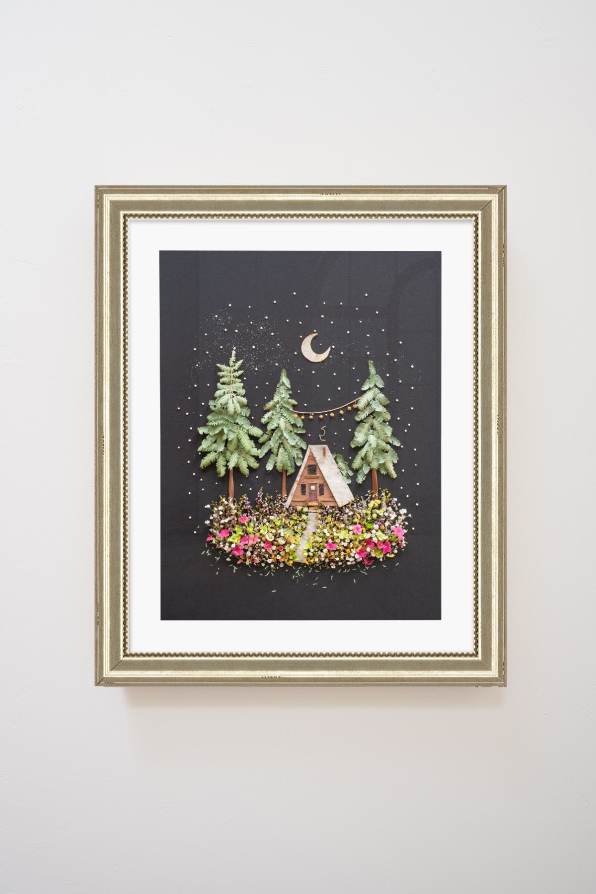 "A-Frame" Flower Print