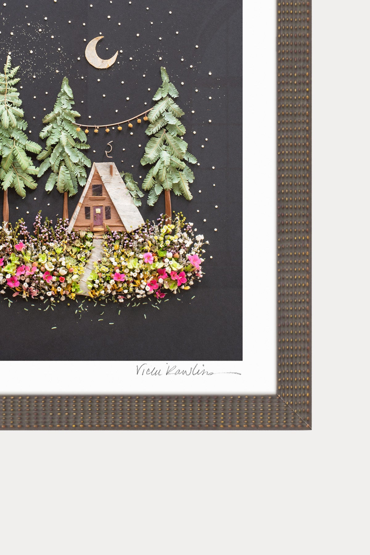 "A-Frame" Flower Print