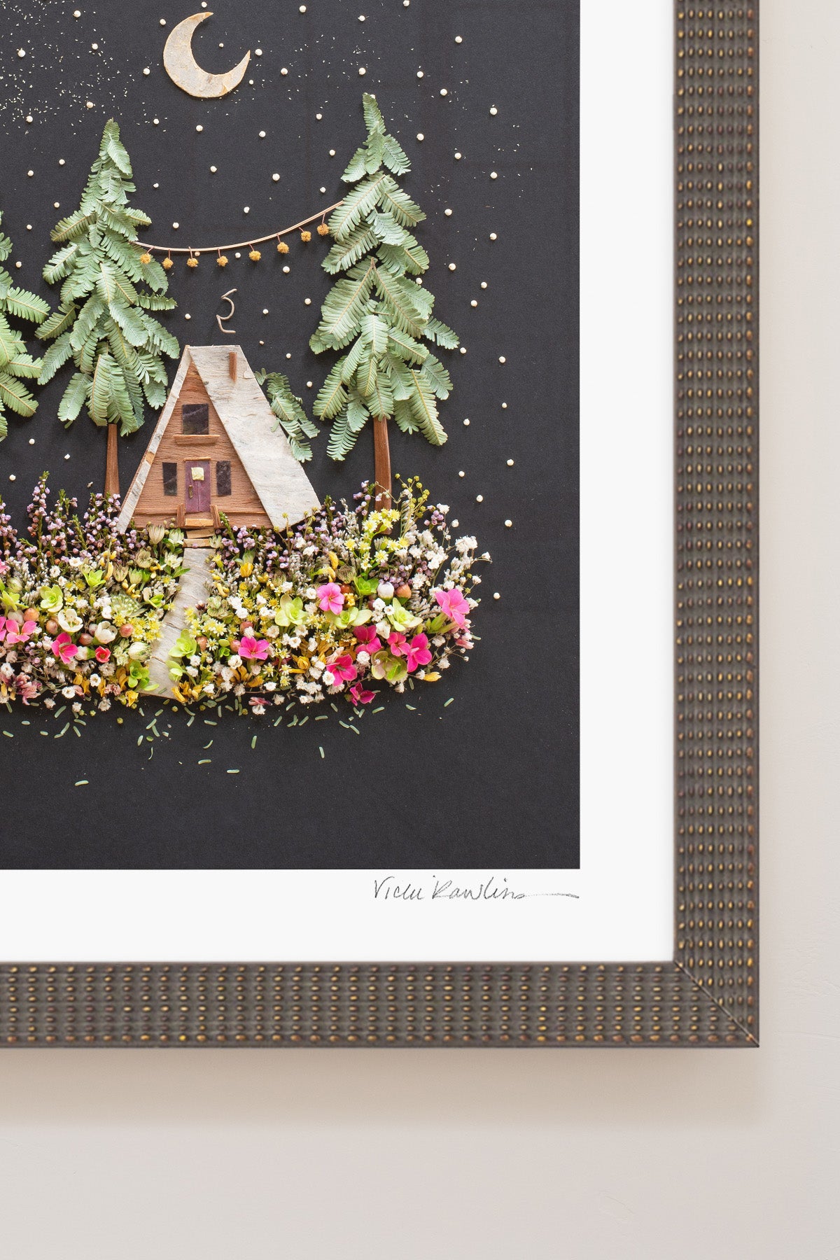 "A-Frame" Flower Print