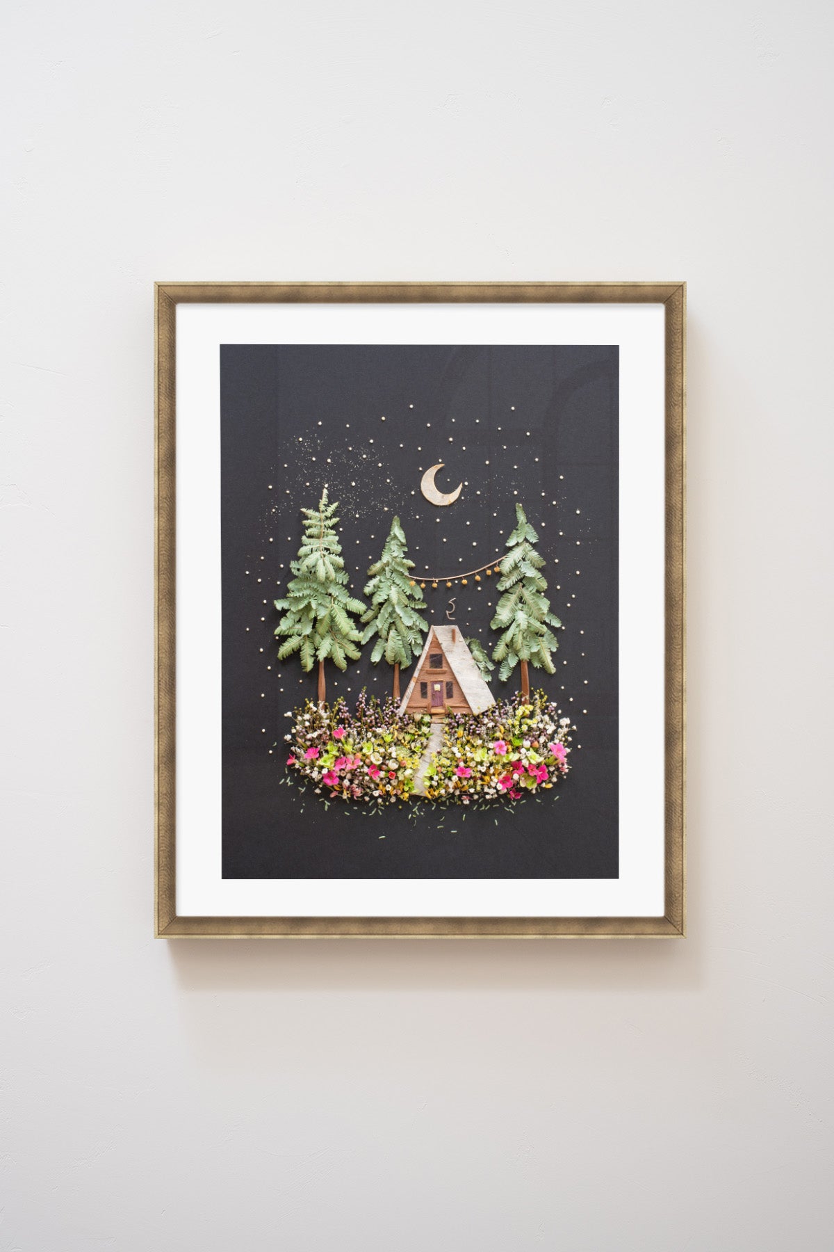 "A-Frame" Flower Print