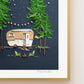 "Adventure Awaits" Flower Print