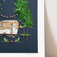 "Adventure Awaits" Flower Print