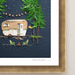 "Adventure Awaits" Flower Print