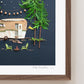 "Adventure Awaits" Flower Print