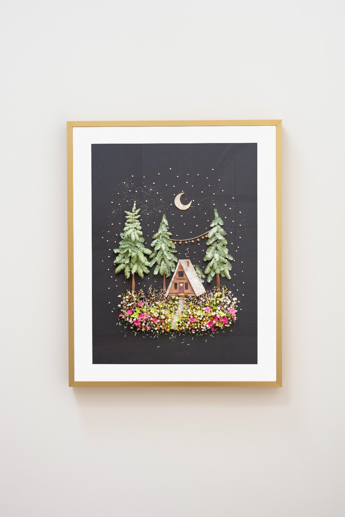 "A-Frame" Flower Print