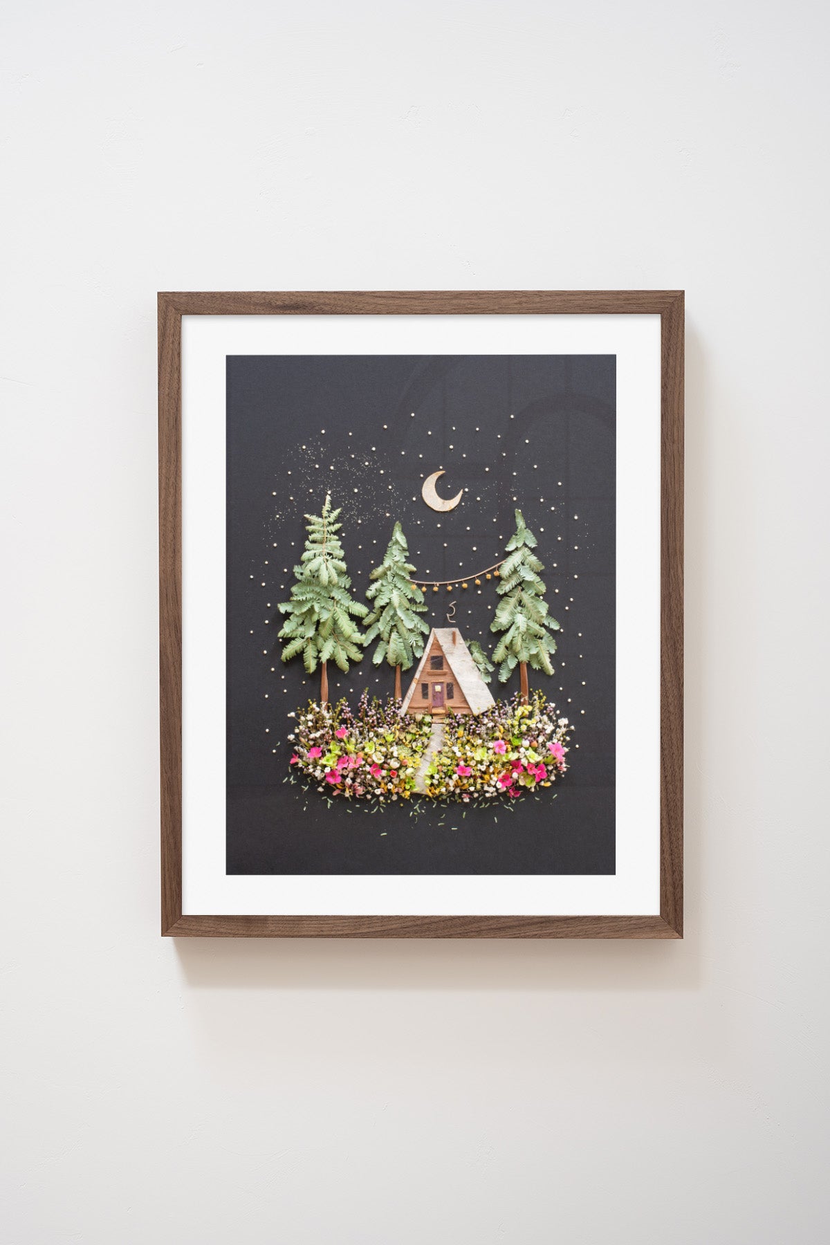 "A-Frame" Flower Print