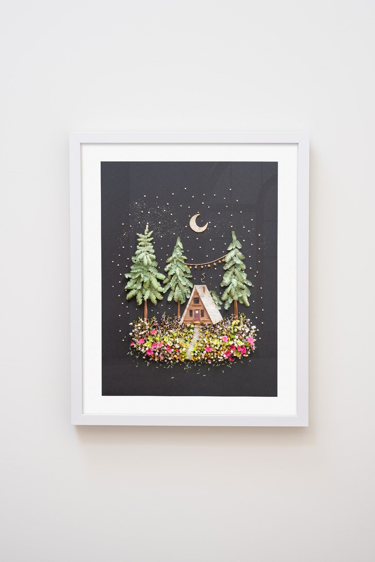 "A-Frame" Flower Print