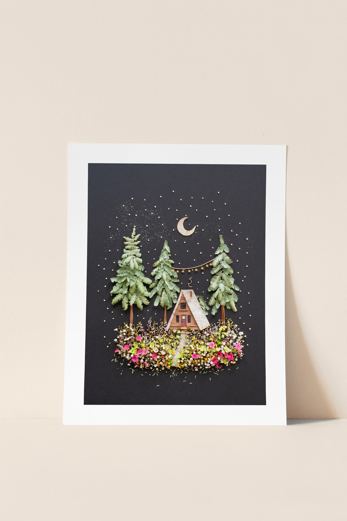 "A-Frame" Flower Print