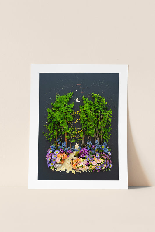 "Afterglow" Flower Print