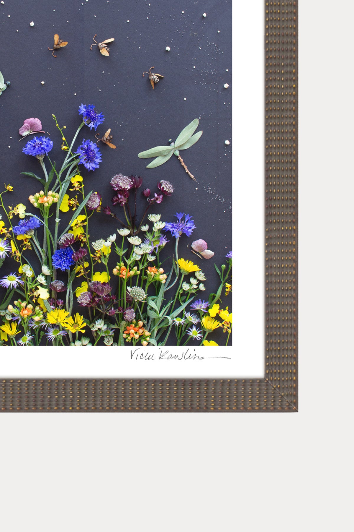 "Among the Flowers" Flower Print