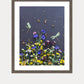 "Among the Flowers" Flower Print