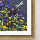 "Among the Flowers" Flower Print