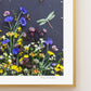 "Among the Flowers" Flower Print