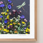 "Among the Flowers" Flower Print