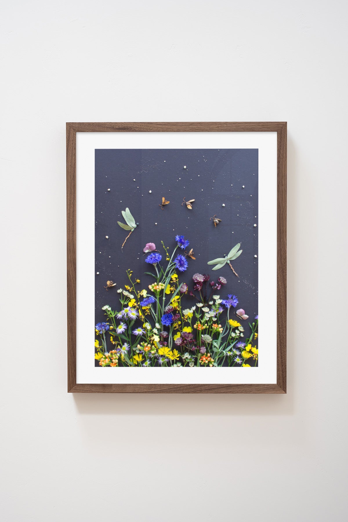 "Among the Flowers" Flower Print