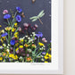 "Among the Flowers" Flower Print