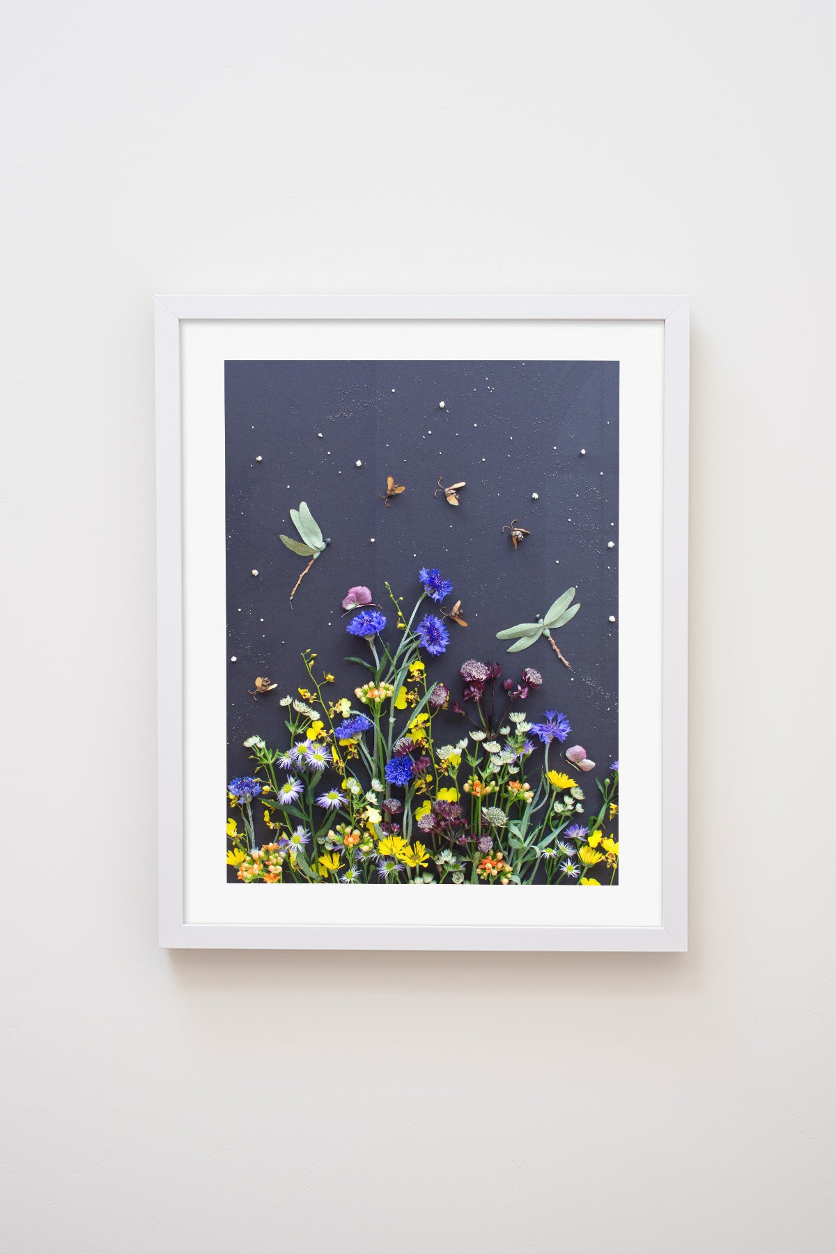 "Among the Flowers" Flower Print