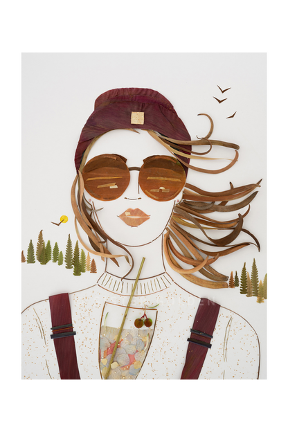 "Après Ski" Flower Print