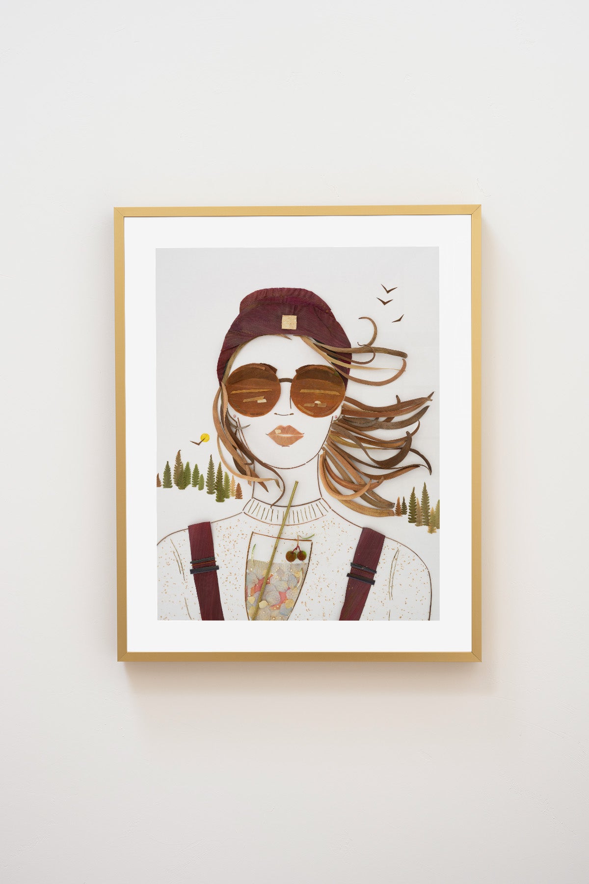 "Après Ski" Flower Print