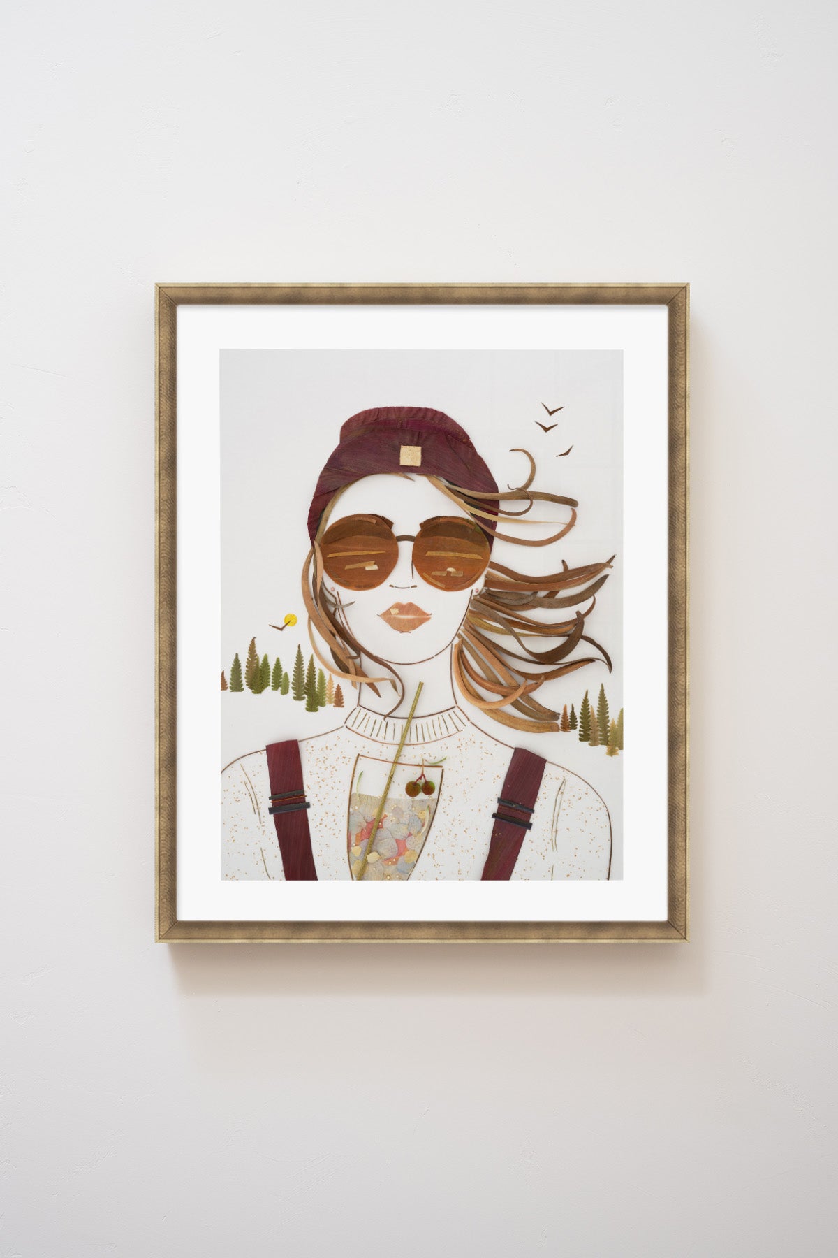 "Après Ski" Flower Print