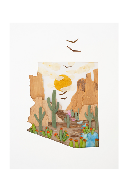 "Arizona" Flower Print