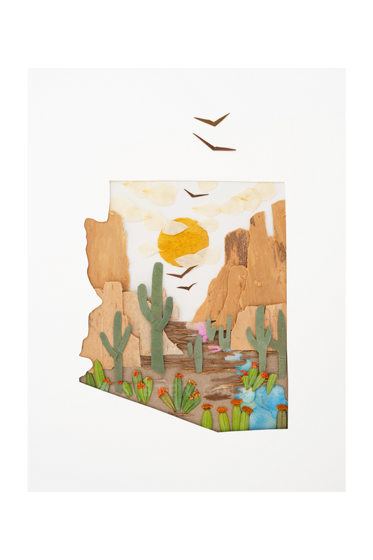 "Arizona" Flower Print