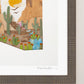 "Arizona" Flower Print