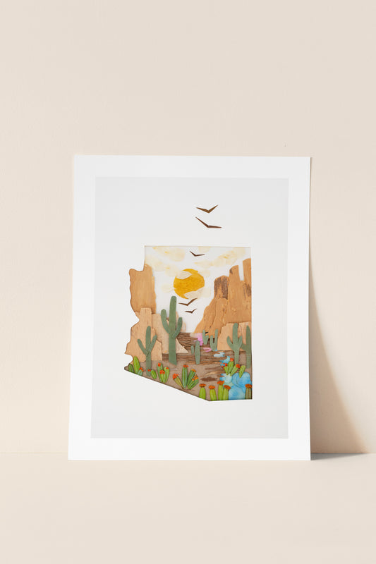 "Arizona" Flower Print