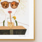 "Beach Read" Flower Print