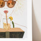 "Beach Read" Flower Print