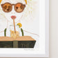 "Beach Read" Flower Print