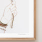 "Birds of a Feather" Flower Print