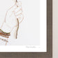 "Birds of a Feather" Flower Print