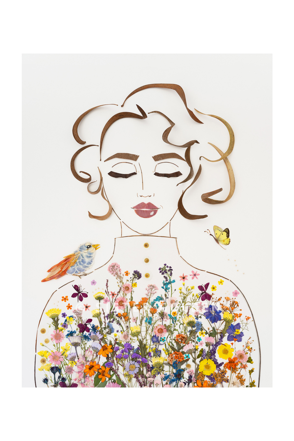 "Bloom Where You're Planted" Flower Print