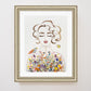 "Bloom Where You're Planted" Flower Print