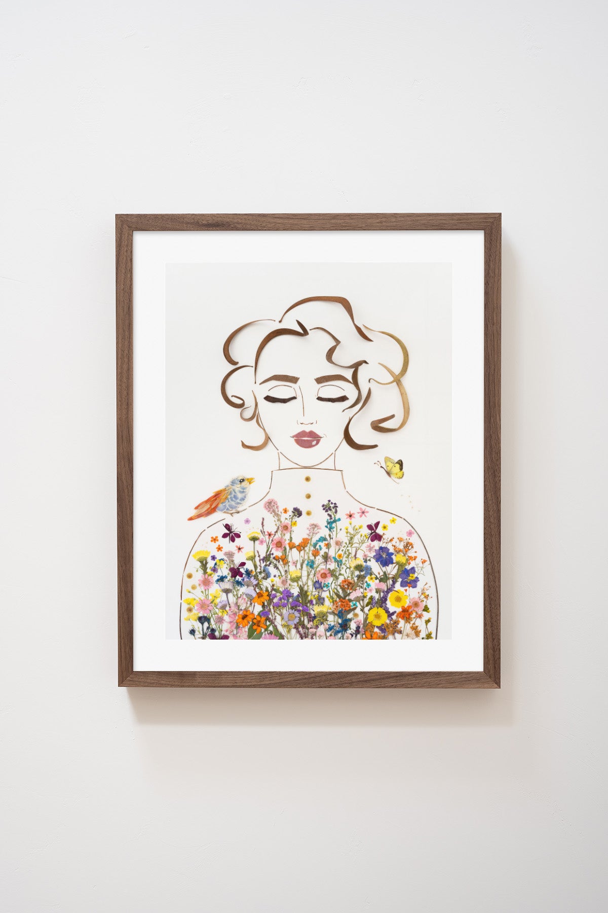 "Bloom Where You're Planted" Flower Print