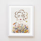 "Bloom Where You're Planted" Flower Print