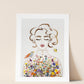 "Bloom Where You're Planted" Flower Print