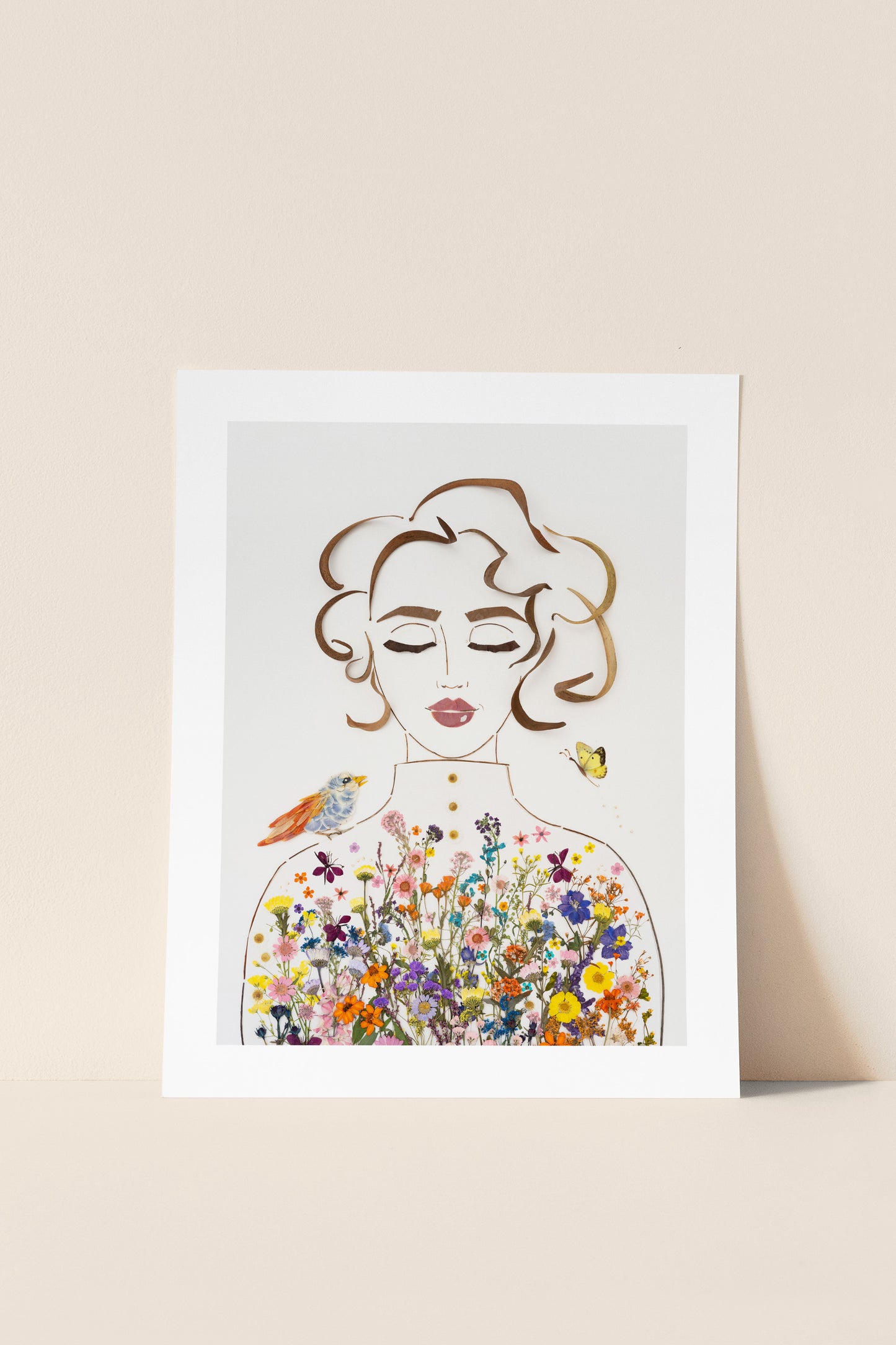 "Bloom Where You're Planted" Flower Print