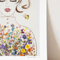 "Bloom Where You're Planted" Flower Print