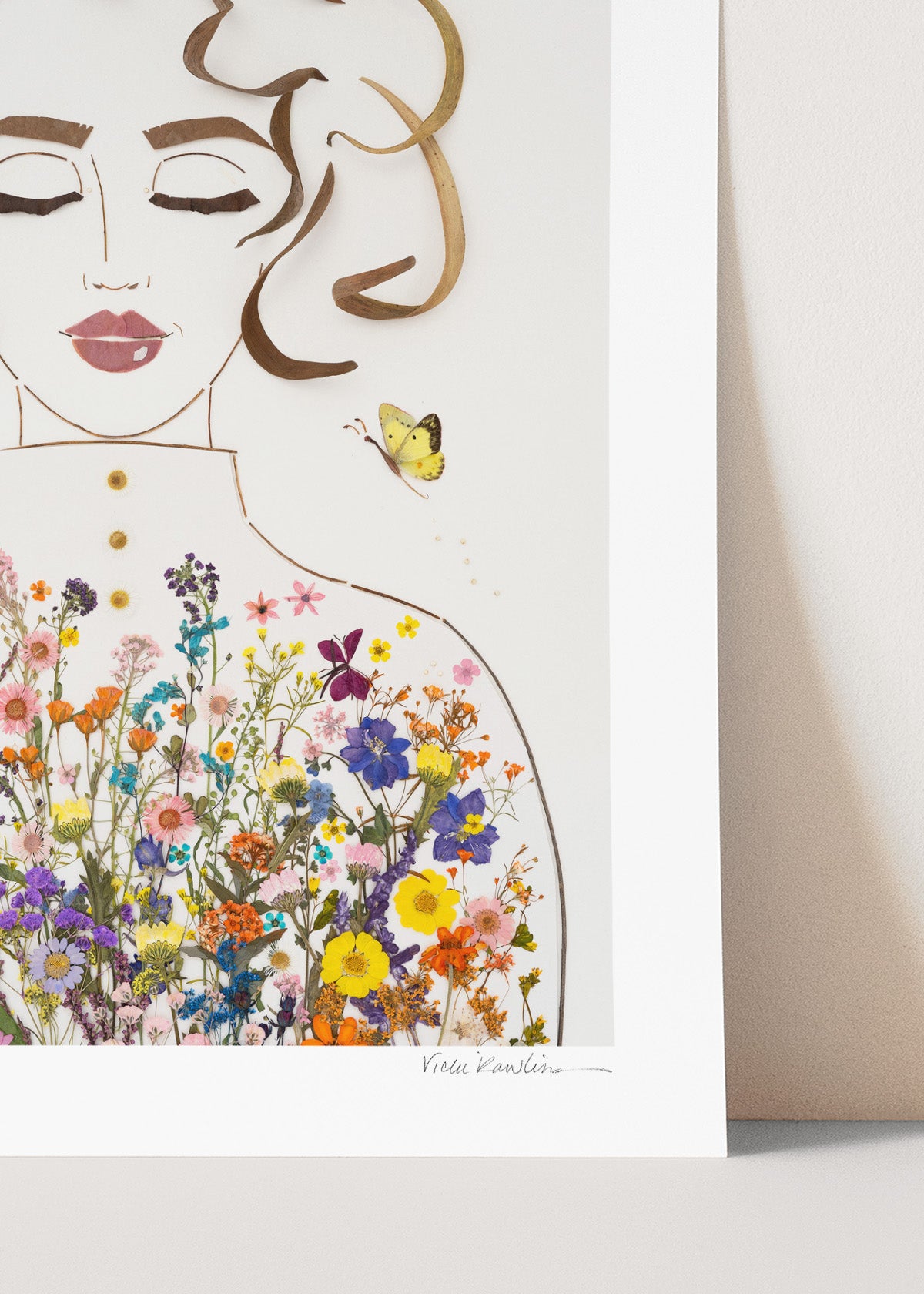 "Bloom Where You're Planted" Flower Print