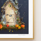 "BOO" Flower Print