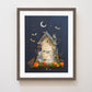 "BOO" Flower Print