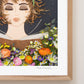 "Book Worm" Flower Print